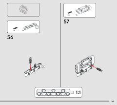 LEGO 42167 instructions page 45 – build guide