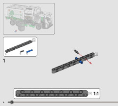LEGO 42167 instructions page 6 – build guide