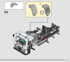 LEGO 42167 instructions page 63 – build guide