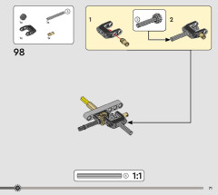 LEGO 42167 instructions page 71 – build guide