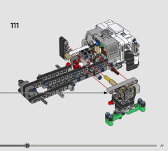 LEGO 42167 instructions page 77 – build guide