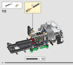 LEGO 42167 instructions page 78 – build guide