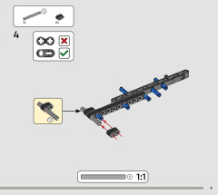 LEGO 42167 instructions page 9 – build guide