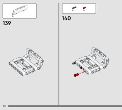 LEGO 42167 instructions page 92 – build guide