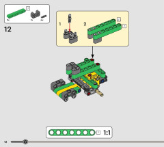 LEGO 42168 instructions page 12 – build guide