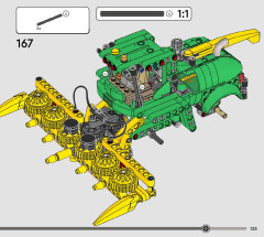 LEGO 42168 instructions page 123 – build guide
