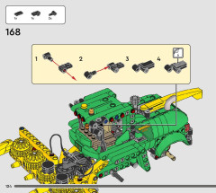 LEGO 42168 instructions page 124 – build guide