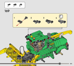 LEGO 42168 instructions page 125 – build guide