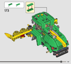 LEGO 42168 instructions page 129 – build guide