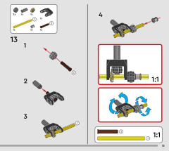 LEGO 42168 instructions page 13 – build guide