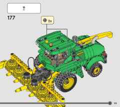 LEGO 42168 instructions page 133 – build guide