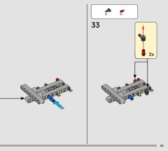LEGO 42168 instructions page 25 – build guide