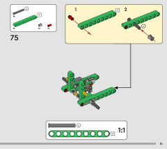 LEGO 42168 instructions page 51 – build guide