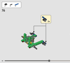 LEGO 42168 instructions page 52 – build guide