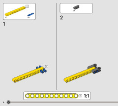 LEGO 42168 instructions page 6 – build guide