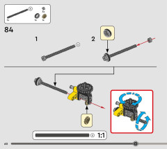 LEGO 42168 instructions page 60 – build guide