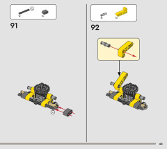 LEGO 42168 instructions page 63 – build guide