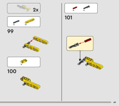 LEGO 42168 instructions page 69 – build guide