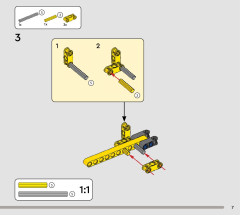 LEGO 42168 instructions page 7 – build guide