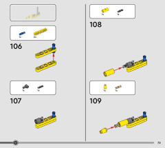 LEGO 42168 instructions page 73 – build guide