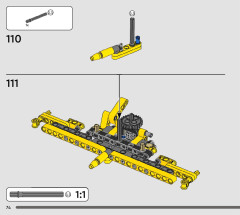 LEGO 42168 instructions page 74 – build guide