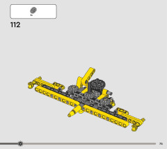 LEGO 42168 instructions page 75 – build guide