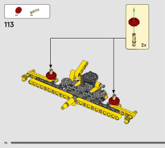 LEGO 42168 instructions page 76 – build guide