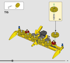 LEGO 42168 instructions page 79 – build guide