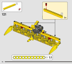 LEGO 42168 instructions page 84 – build guide