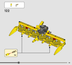 LEGO 42168 instructions page 85 – build guide