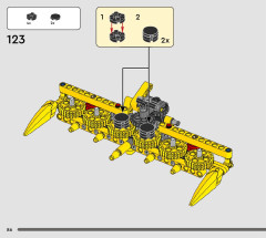 LEGO 42168 instructions page 86 – build guide