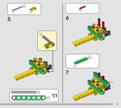 LEGO 42168 instructions page 9 – build guide