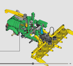 LEGO 42168 instructions page 99 – build guide