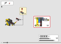 LEGO 42169 instructions page 8 – build guide
