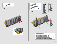 LEGO 42172 instructions page 137 – build guide