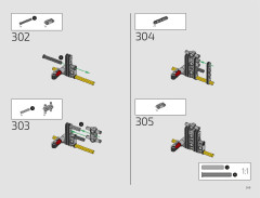 LEGO 42172 instructions page 249 – build guide