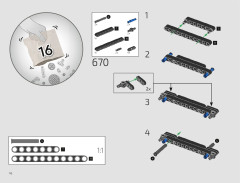 LEGO 42172 instructions page 110 – build guide