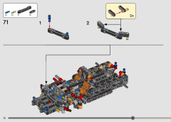 LEGO 42173 instructions page 70 – build guide