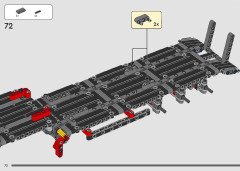 LEGO 42175 instructions page 72 – build guide