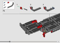 LEGO 42175 instructions page 75 – build guide