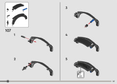 LEGO 42176 instructions page 107 – build guide