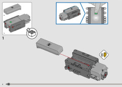 LEGO 42176 instructions page 6 – build guide