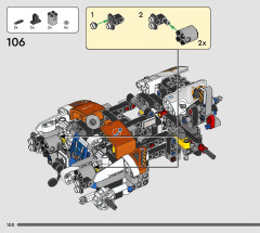 LEGO 42178 instructions page 100 – build guide