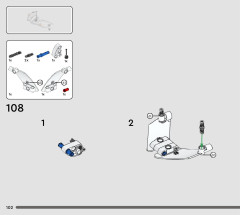 LEGO 42178 instructions page 102 – build guide