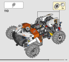 LEGO 42178 instructions page 107 – build guide