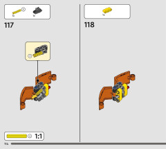 LEGO 42178 instructions page 114 – build guide
