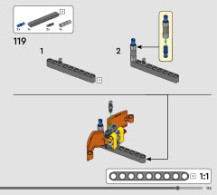 LEGO 42178 instructions page 115 – build guide