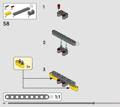 LEGO 42178 instructions page 52 – build guide