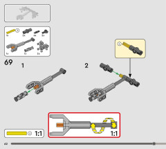 LEGO 42178 instructions page 62 – build guide