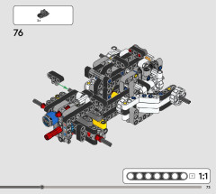 LEGO 42178 instructions page 73 – build guide